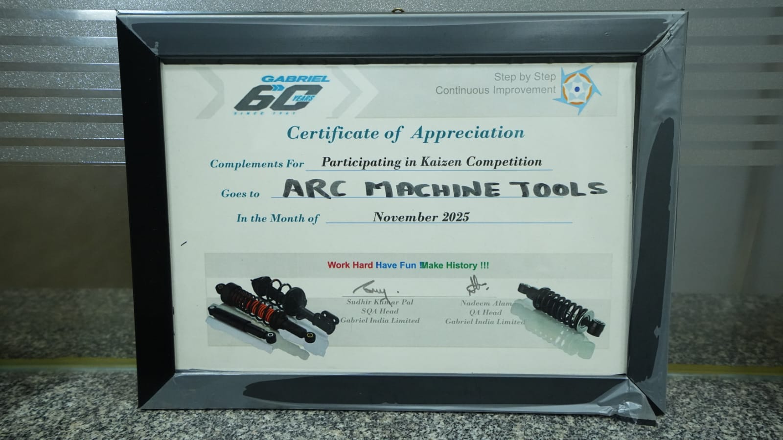 ARC team recognition