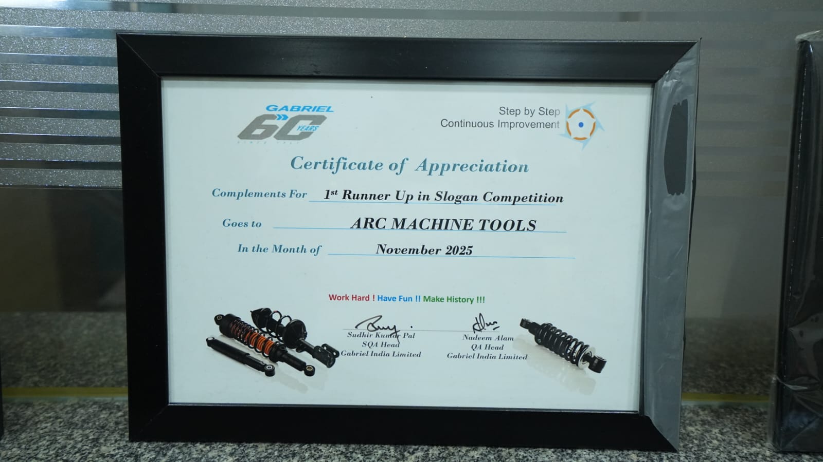 ARC quality award